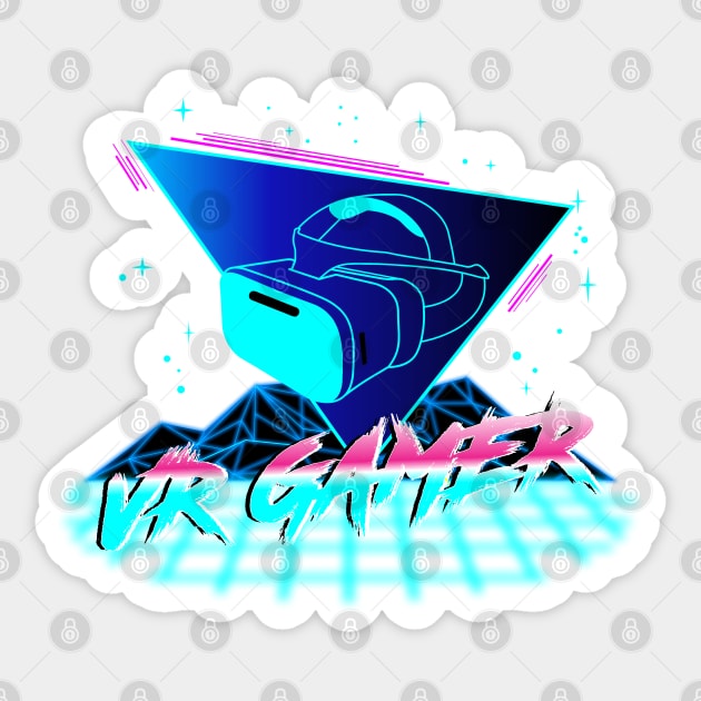 Virtual Reality Gamer Sticker by inkonfiremx